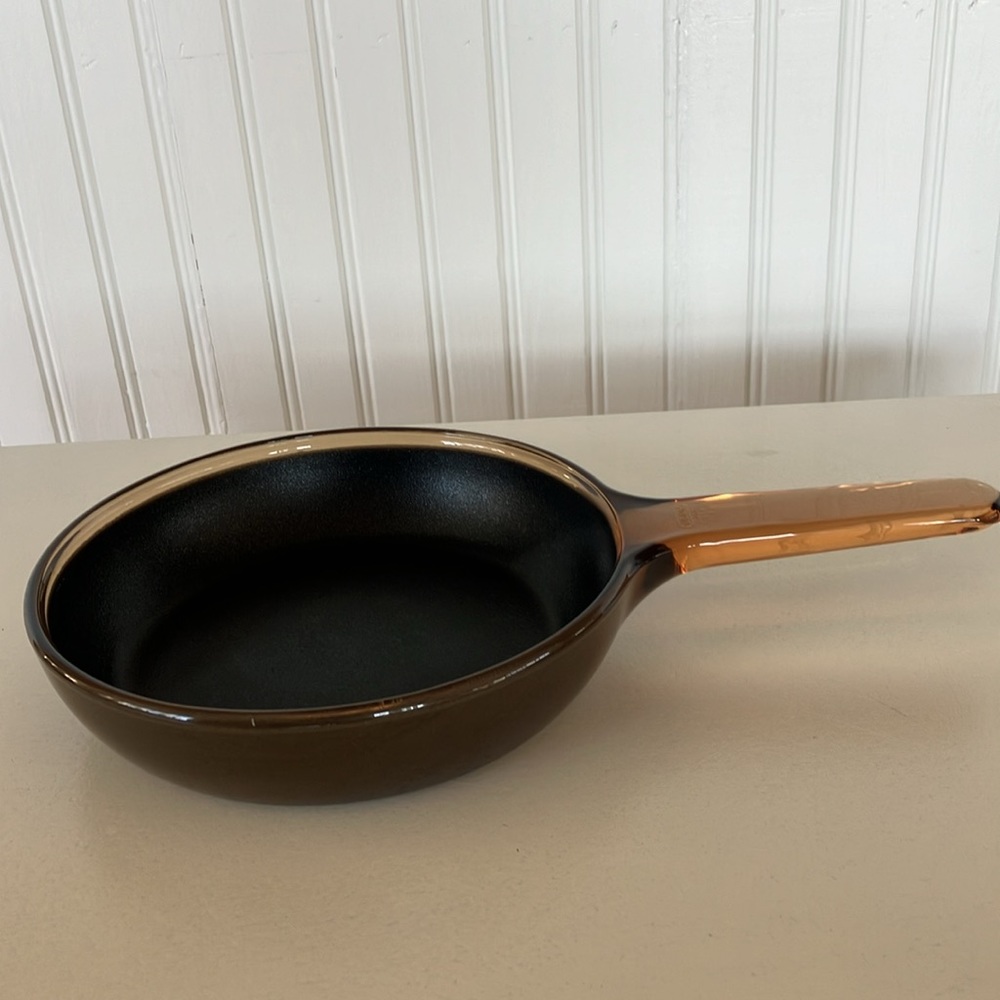 Visions Corning No Stick Small Amber Skillet